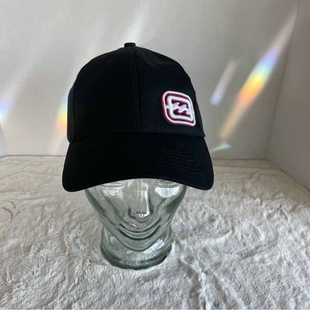 BillaBong Embroidered Logo Black Baseball Cap